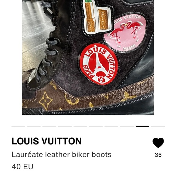 LV Combat Boots size 40 - Picture 4 of 6